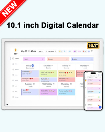 10.1 inch digital calendar