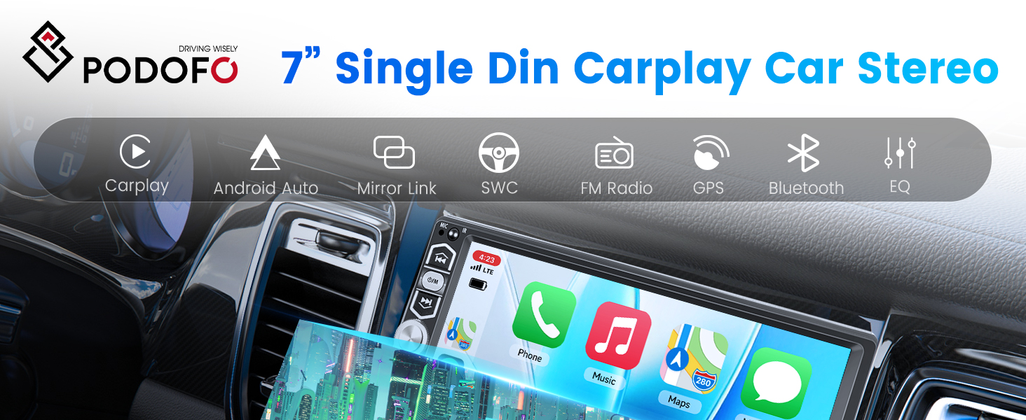 Single din radio