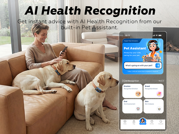 Tracker wiht AI Health Recognition