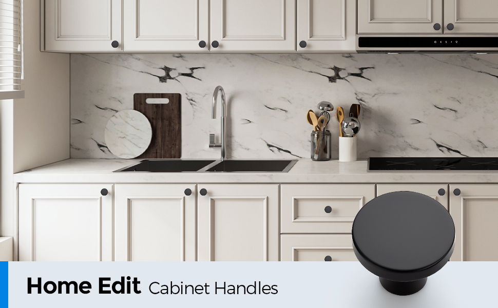 matte black cabinet knobs