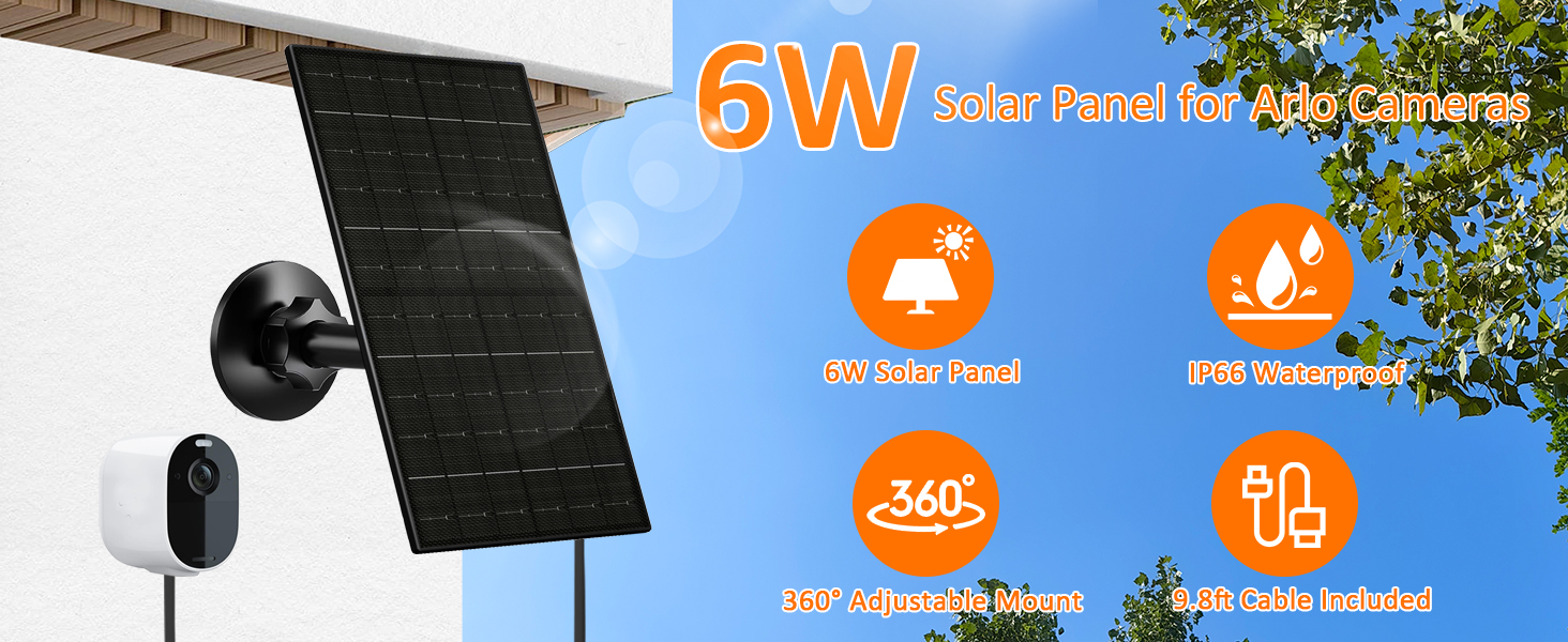 arlo solar panel