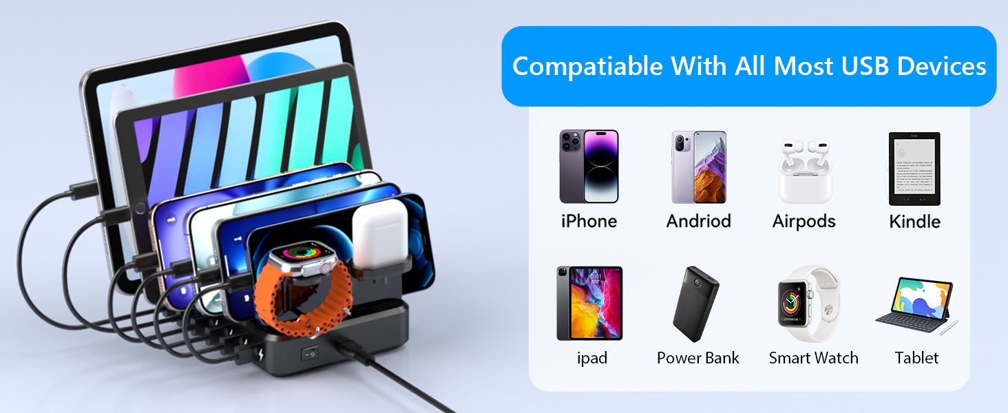 charging station for multiple devices 