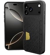 Smartish iPhone 2025 Pro Max Wallet Slayer Vol. 2 Case - Black Tie Affair
