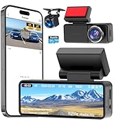 Kussla 4K Dash Cam Front and Rear, 4K+2K Dash Camera for Cars with 5GHz WiFi &amp; APP Control 64GB I...