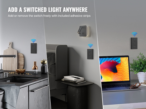 WILAWELS Wireless Remote Light Switch