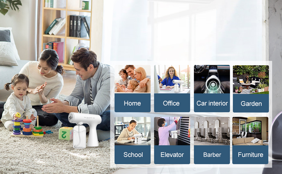 atomizer sprayer;electrostatic sprayer;atomizer;sprayer;blue light atomizer;