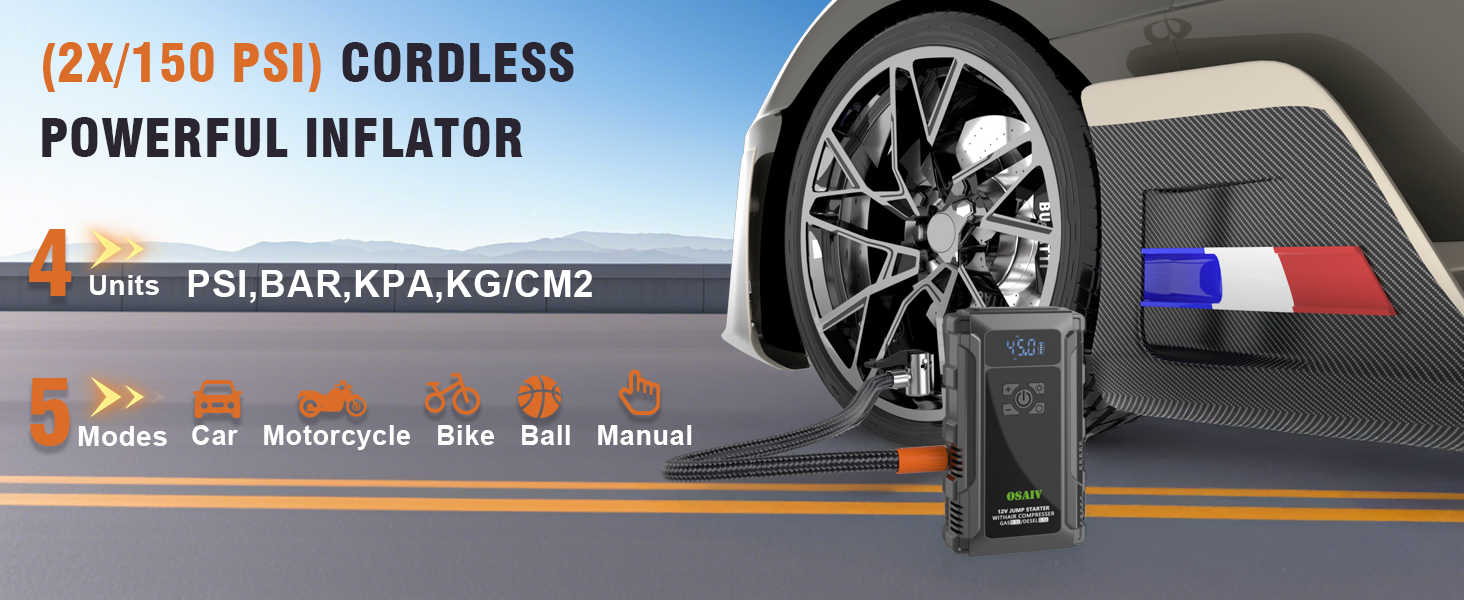 jump starter with air compressor
