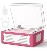 MANGOSTAN Portable CD Player with Bluetooth, HiFi Stereo Speakers, LCD Screen Display, Timer Func...