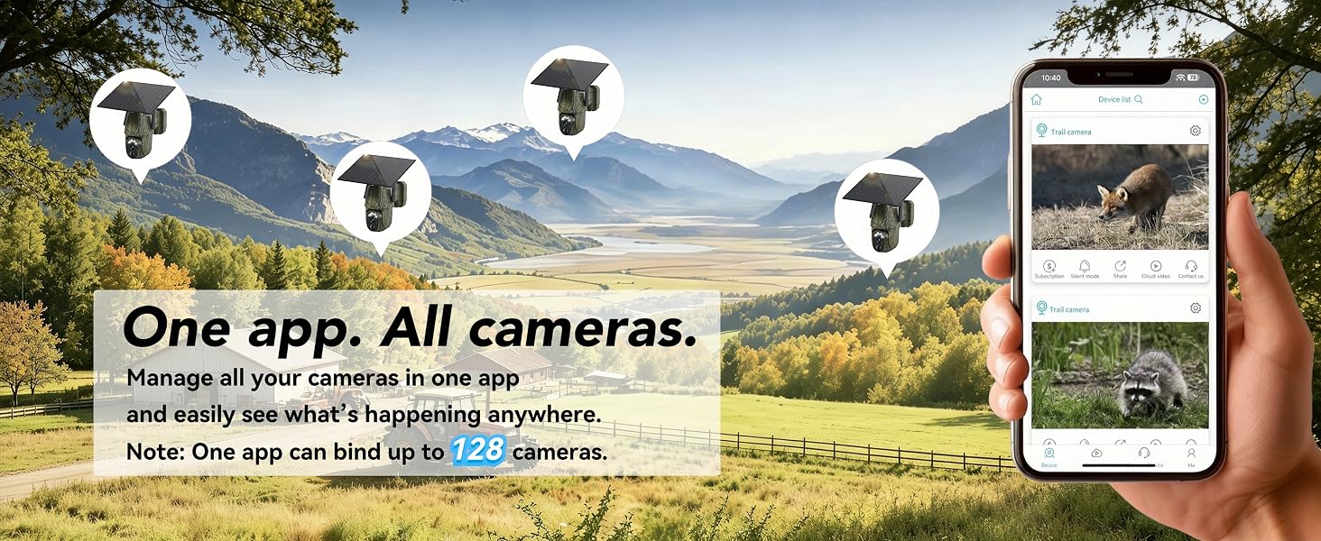 One app to control all cameras