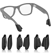 Anti-Slip Silicone Eyeglass Ear Grip - S/M/L 3 Pairs Upgraded Compatible with Ray-Ban Meta Wayfar...