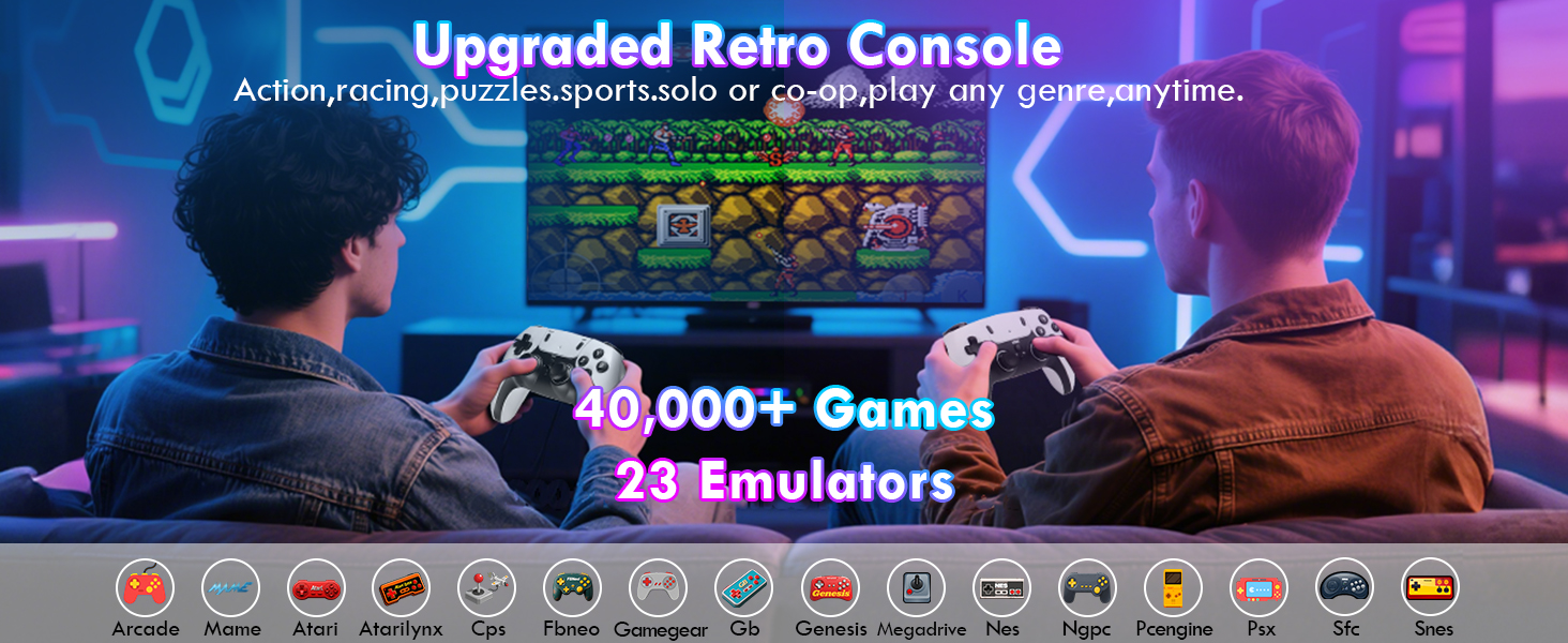 Upgraded retro console