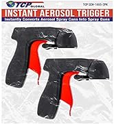 Instant Aerosol Trigger Handle (Pack of 2), Instantly Converts Spray Cans into Spray Guns - Full ...