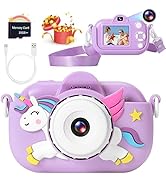 Kids Camera Toddler Toys for Girls Boys, YEEHAO 32MP Dual Lens Digital Camera for 3 4 5 6 7 8 9 Y...