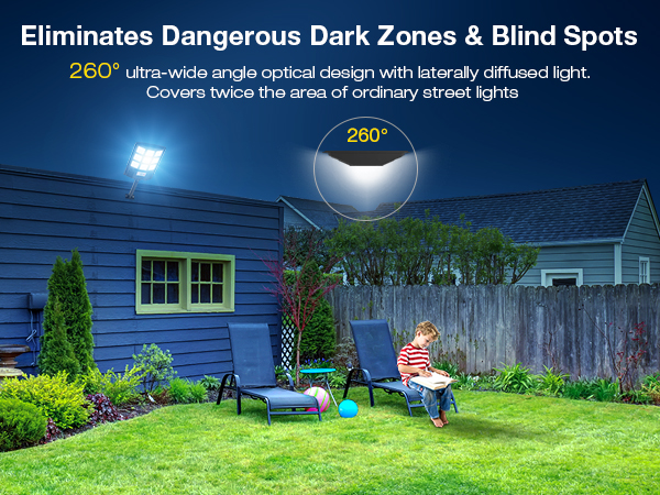 solar street lights outdoor waterproof