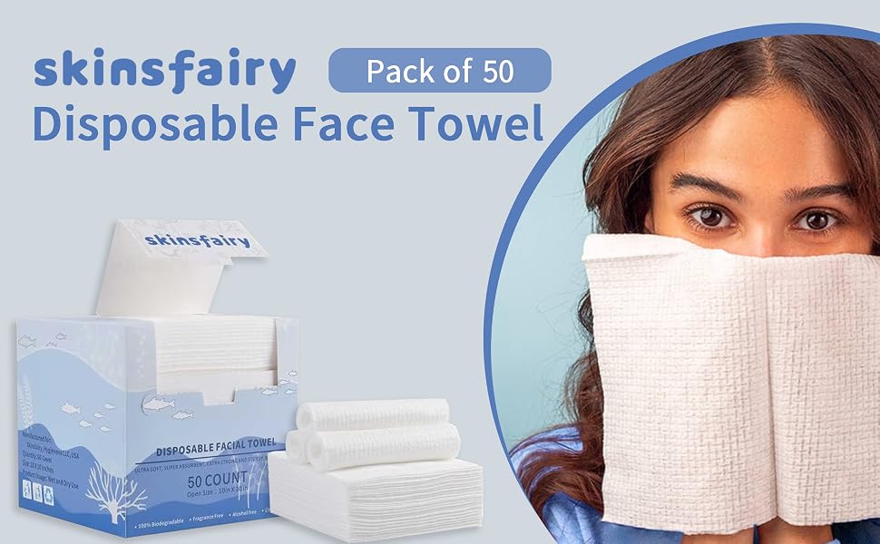 Skinsfairy Disposable Face Towel
