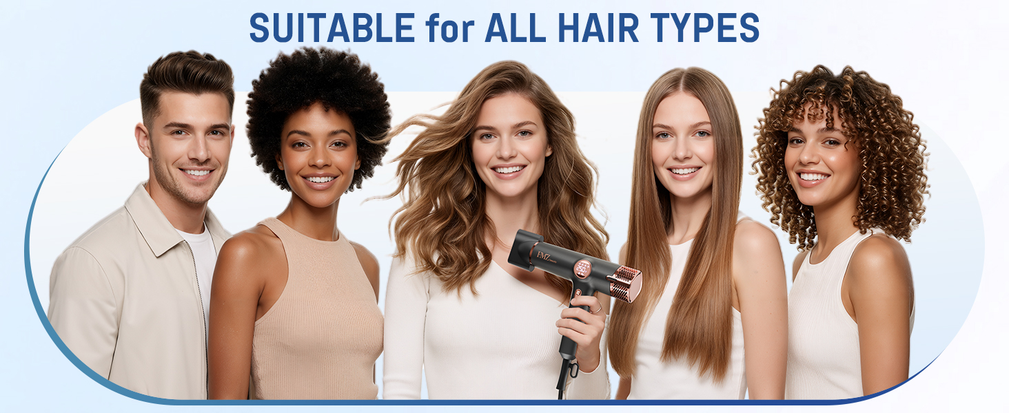 SUITABLE for ALL HAIR TYPES