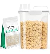 TBMax Airtight Rice Container 8 Lbs -10 Lbs, Cereal Container Dispenser, Pet Cat Dog Food Storage...