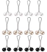 12pcs Multicolor Headscarf Pearl Pins Clips U Shape Hijab Scarf Lady Muslim Scarf Shawl Clips Sca...