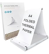 HUOJI 8.3x11.7 Thermal Printer Paper(200 Sheets), US Letter Size, A4 Thermal Paper Quick-Dry, Com...