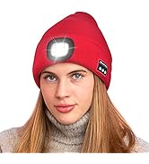Keains Unisex Bluetooth Led Beanie with Light and Wireless Headphones, Unique Christmas Tech Gift...