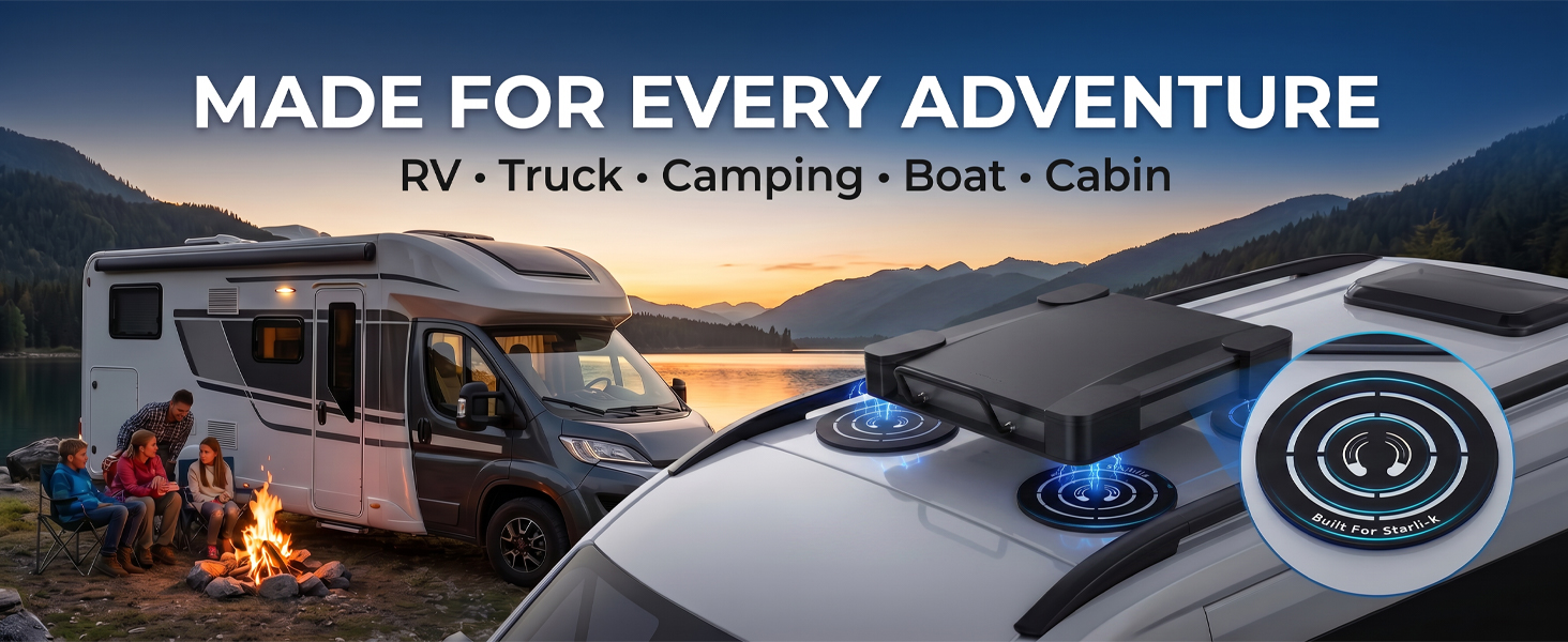 Magnetic Roof Mount Pad for Starlink Mini/Gen 3