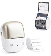 NIIMBOT B2 Pro Label Maker with 50x30mm White Label and 54X67mm Best Years Label