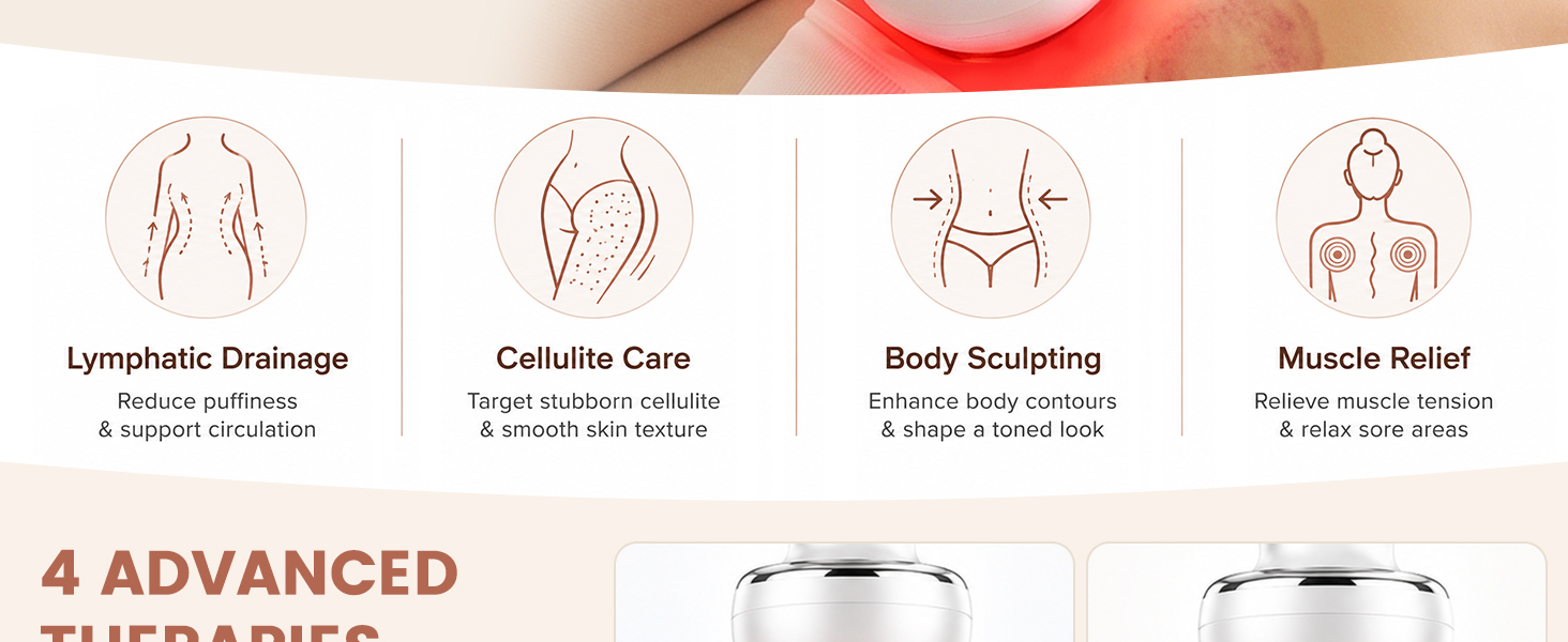 Smart Cupping Massager,Cellulite Massager , Body Sculpting Device, Lymphatic Drainage Massager