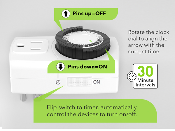 Light timer for indoor lighting