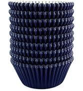 Eoonfirst Standard Size Baking Cups Christmas Party Cupcake Liners 200 Pcs (Navy Blue)