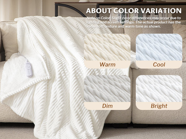 heated throw blanket electric