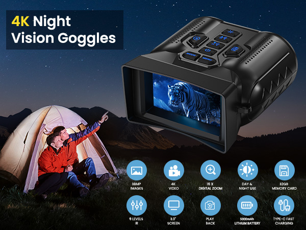 4K Night Vision Binoculars