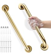 Grab Bars for Shower, Zynuhmo 2 Pack 16 Inch Anti Slip Stainless Steel Bathroom Safety Shower Gra...