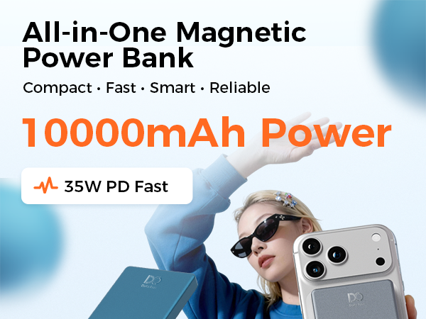 PD 35W Magnetic Wireless Power Bank 10000mAh 02