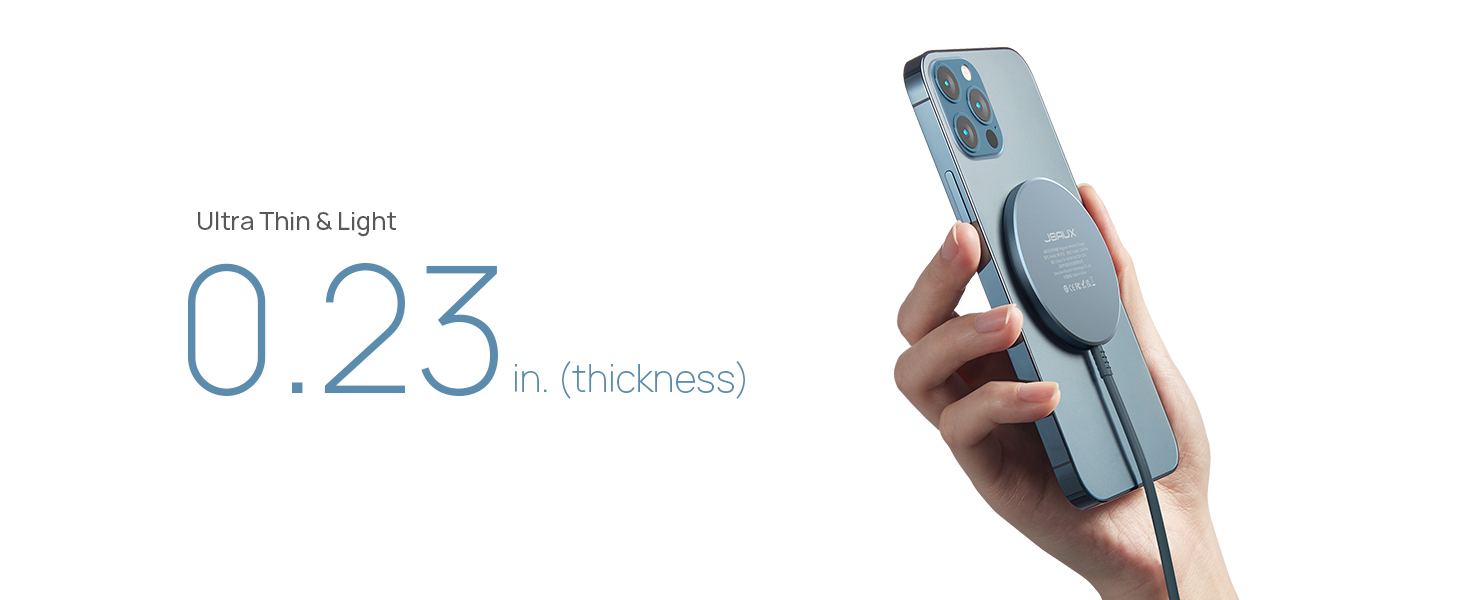 Magnetic Wireless Charger 2-Pack Fast Magsafe Charger Compatible with MagSafe Charger