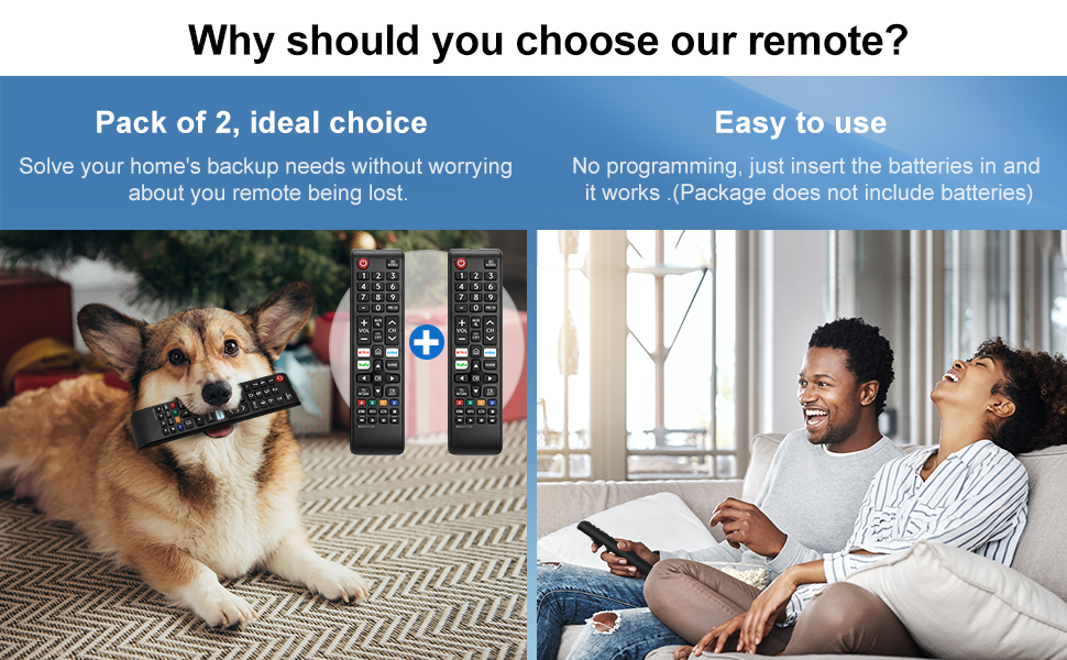 Universal Remote for All Samsung TV Remote, Replacement for All Samsung Smart TV