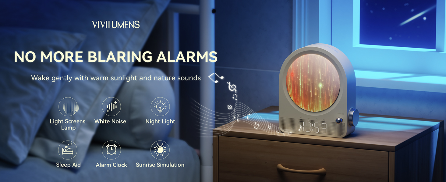 light screen wake up lamp