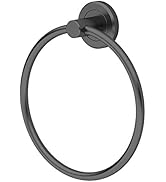 Gatco 4242MX Latitude II, Towel Ring In Matte Black