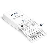 ETIKEZ 4x6 Direct Thermal Shipping Labels, Pack of 220, Perforated Fanfold, Commercial Grade Perm...