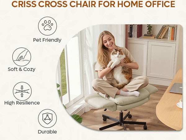Bestier Criss Cross Chair