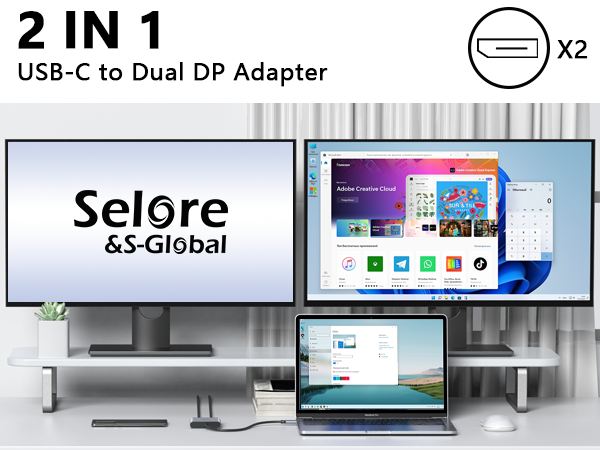 dual displayport adapter