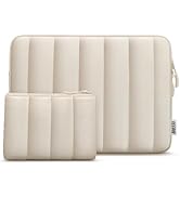 TECOOL Puffy 13.3 Inch Laptop Sleeve Case for MacBook Air 13.6 M3 M2 2024-2022, MacBook Air Pro 1...