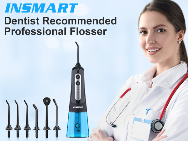 Cordless Water Dental Flosser Teeth Cleaner