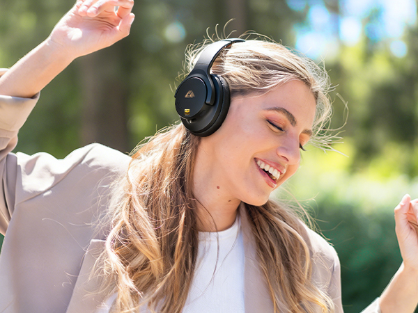 1Mii Y8+ Hybrid Noise Cancelling Headphones Bluetooth 6.0, Wireless LDAC Hi-Res Audio