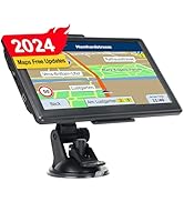 LOVPOI GPS Navigator for Car 7 Inch, GPS Truck Drivers Commercial 2025, Trucker GPS for Semi Truc...