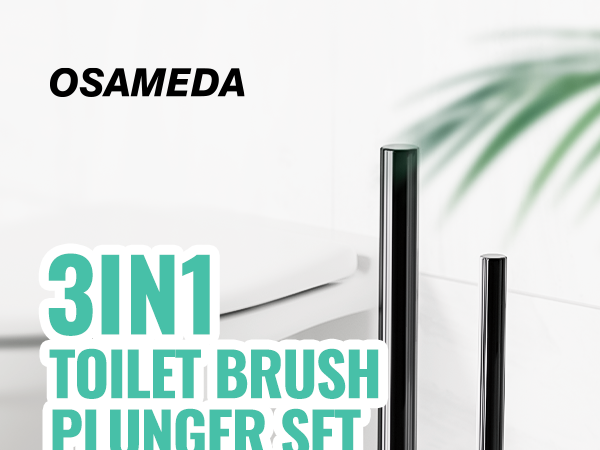 Toilet Brush and Plunger Set