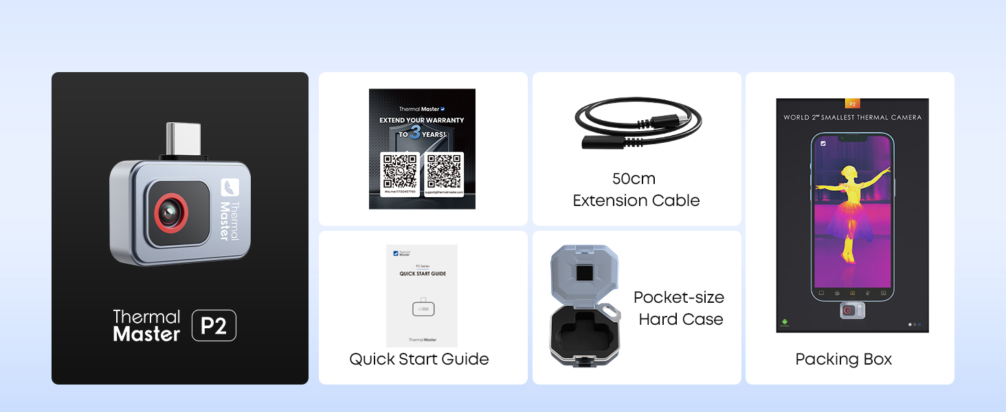 thermal master P2 thermal camera for android