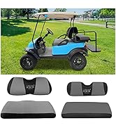 10L0L Front Rear Golf Cart Seat Covers for Yamaha G29 Drive &amp; Drive 2, Club Car Precedent Carryal...
