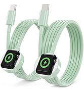 Upgraded 2 Pack for Apple Watch Charger USB C Cable, [MFi Certified] iWatch Charger Cable 3.3FT M...