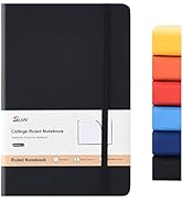 SUIN Hardcover-Journal-Notebooks, A5 Lined Journals Notebook for Writing 200 Pages, 8.2 x 5.5 inc...