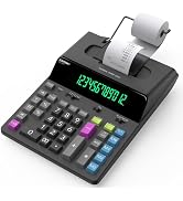 CATIGA 12 Digit Thermal Printing Calculator with Tape Print Out, Ink-Free Adding Machine, 5X Fast...